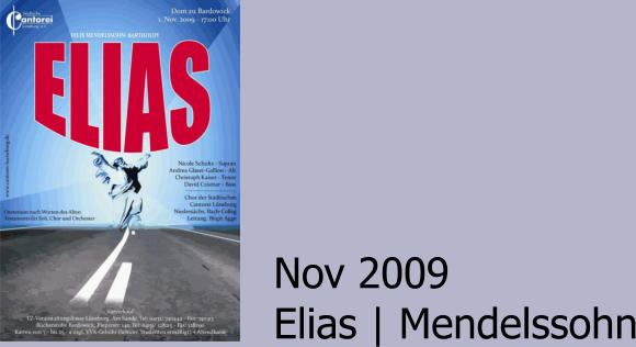 Nov 2009 Elias | Mendelssohn