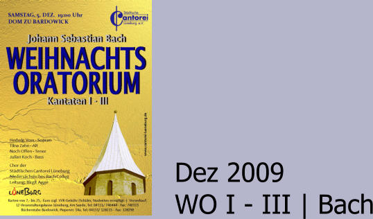 Dez 2009 WO I - III | Bach