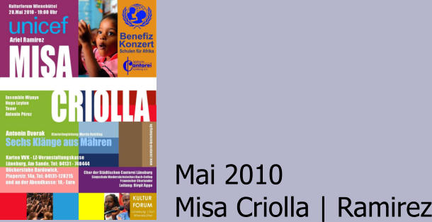 Mai 2010 Misa Criolla | Ramirez