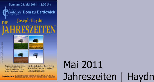 Mai 2011  Jahreszeiten | Haydn