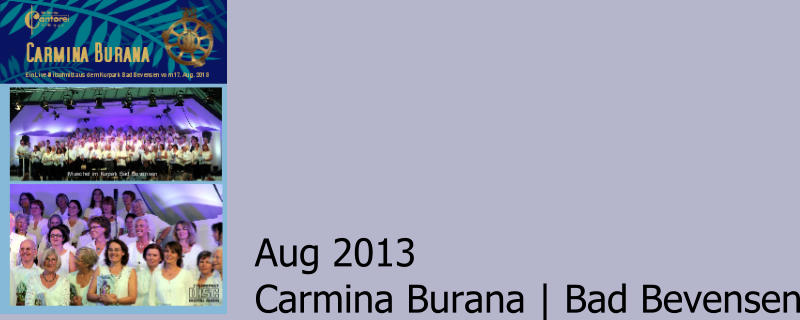 Aug 2013 Carmina Burana | Bad Bevensen