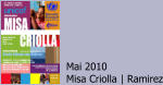 Mai 2010 Misa Criolla | Ramirez