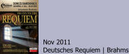 Nov 2011 Deutsches Requiem | Brahms