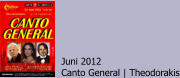 Juni 2012 Canto General | Theodorakis