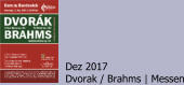 Dez 2017 Dvorak / Brahms | Messen