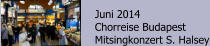 Juni 2014 Chorreise Budapest Mitsingkonzert S. Halsey